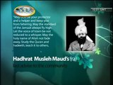Hadhrat Musleh Maud`s ra Last advise to the jamat