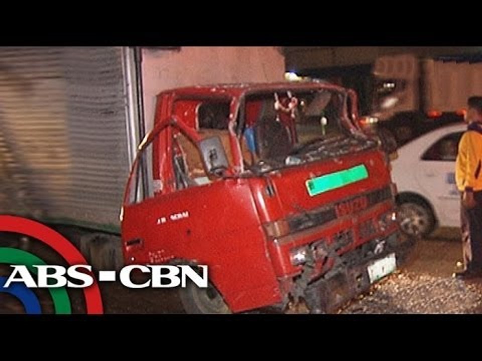 1 injured from truck collision
