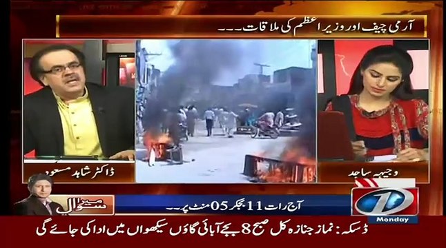 Yeh Sab Policegardi Kion Horahi Hai..Dr Shahid Masood Telling