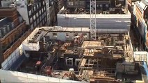 Crossrail time lapse video - Tottenham Court Road Western Ticket Hall, November 2010