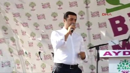 Aydın- Hdp Eşbaşkanı Demirtaş Mitingde Konuştu-2