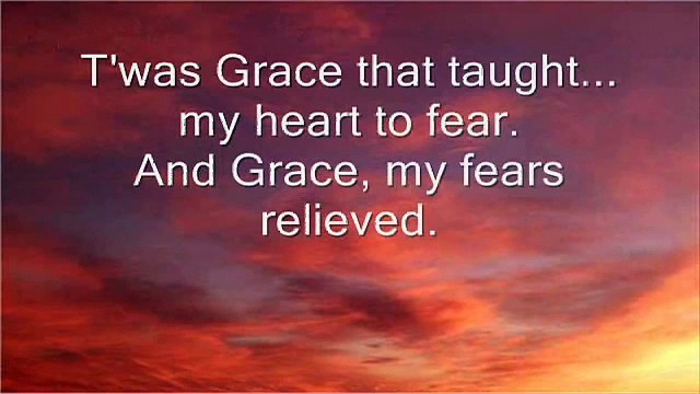 Amazing Grace with lyrics