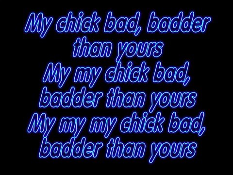 My Chick Bad - Ludacris & Nicki Minaj (Lyrics on Screen)