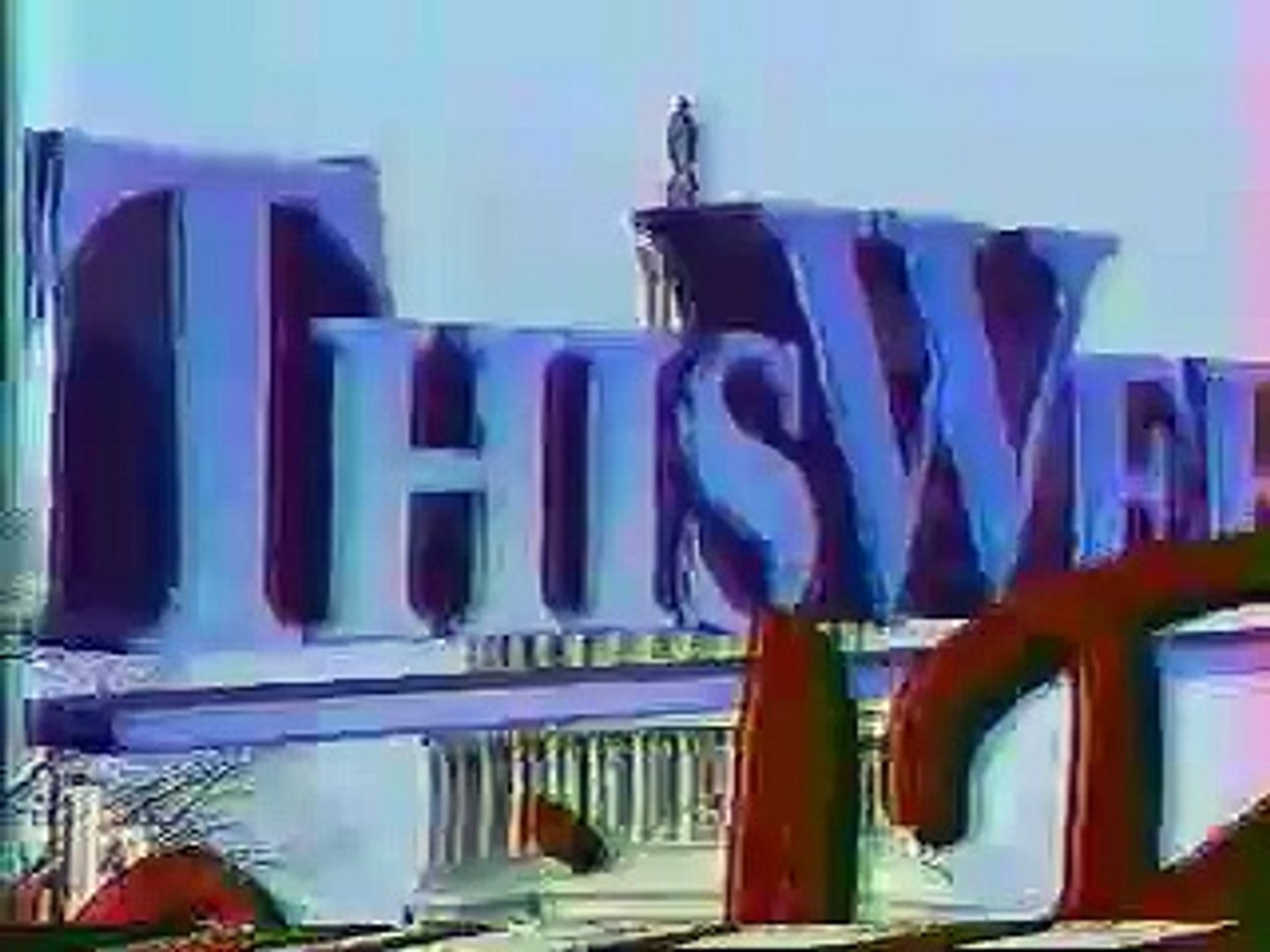 ⁣ABC 1996 This Week Close and ABC News Bumper