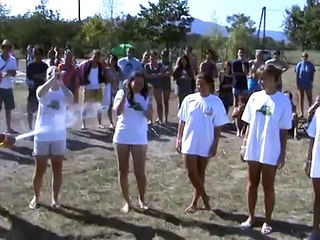 Gólyatábor 2009 - vizespóló verseny 1