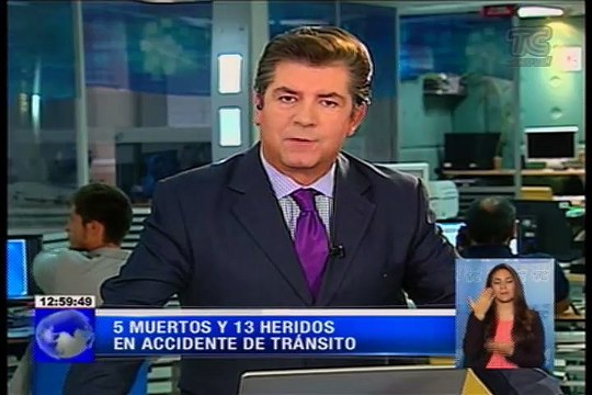 Cinco muertos y 13 heridos en accidente de tránsito registrado en la vía Guabo - Guayaquil