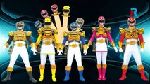 POWER RANGERS MEGAFORCE Finger Family Cartoon Animation  Nursery Rhymes For Children