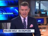 Erupción del volcán Wolf