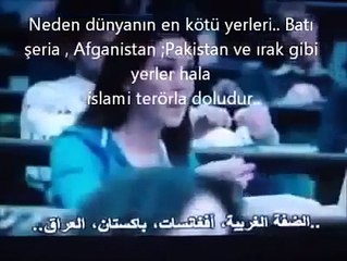ÜLKENİZDEN ÇIKIP GİDEÇEĞİZ SİZ ÜLKELERİMİZDEN ÇIKIP GİTTİNİZ ZAMAN----Müslüman gencin Amerikalı kıza cevabı