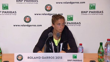 La Errani a Federer: "Selfie? Beato lui, a me non li chiedono.."