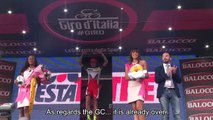 Giro dItalia 2015 Stage 11: Alberto Contador and Ilnur Zakarin post race interviews.