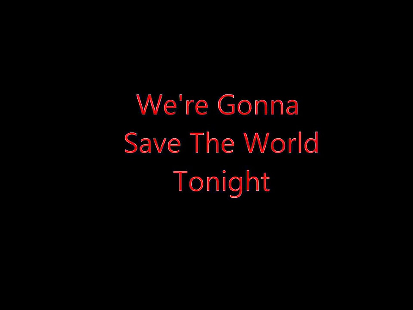 Swedish House Mafia - Save The World ( Tonight ) Lyrics - video Dailymotion