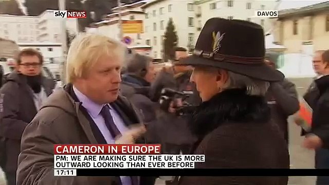 London Mayor Boris Johnson at Davos 2013 (24Jan13)