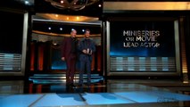 Woody Harrelson and Matthew McConaughey accept the Emmy Award on behalf of Benedict Cumberbatch 2014