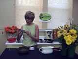 TGW TV Flower Arranging Attaching Flower Frogs to Containers