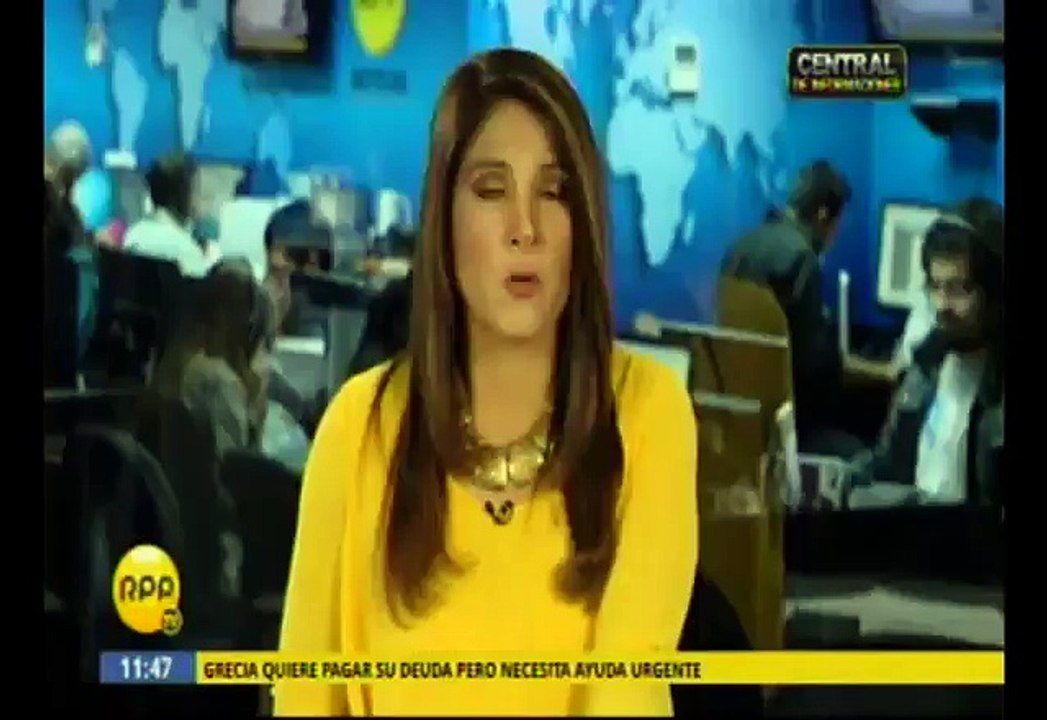 Nadine Heredia: Gresca por letrero sobre fuga de Martín Belaunde Lossio [Video]