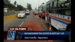 Accidentes de tránsito: mujer murió al caer de motocicleta en Panamericana Sur