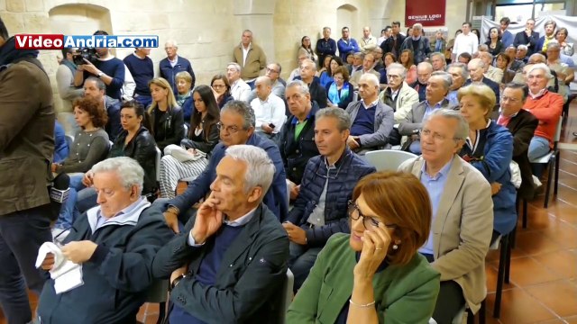 Il viceministro Enrico Morando ad Andria a sostegno di Sabino Fortunato