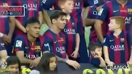Lionel Messi y Neymar Aplaudir Luis Enrique Discurso En el Nou Camp 2015