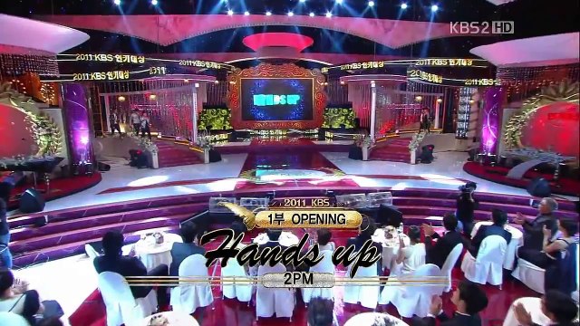 2011 KBS 연기대상 演技大賞 @ 2PM - Hands Up