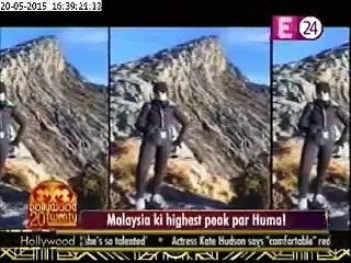 Huma  on Malaysias highest peak