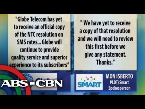 NTC orders Telcos to rollback SMS rates to P0.80