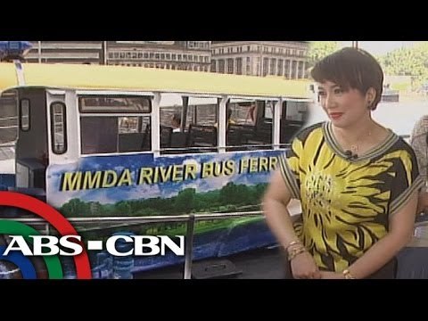 Kris tries MMDA ferry