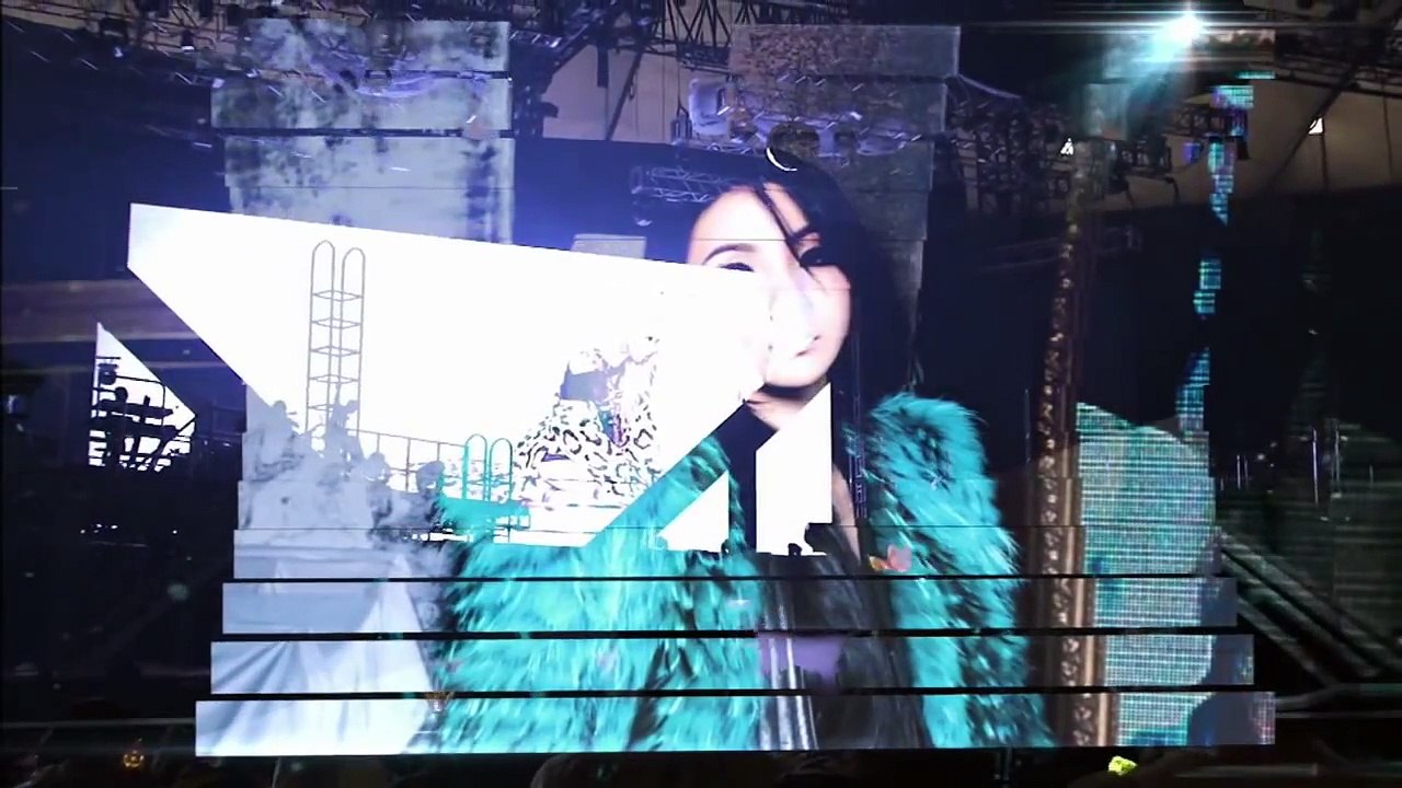 2NE1 - 'CRUSH' + 'FIRE' in 2014 YG FAMILY WORLD TOUR -POWER- in JAPAN