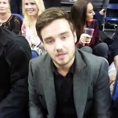 Liam Payne at NBA Game