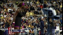 US Open 2009- Serena Williams Disqualified Foot Fault