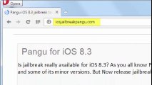 Installez iOS 8.3 Jailbreak Untethered Jailbreak Pangu sur Mac Preuve