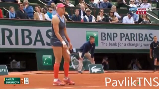 Kaia Kanepi 0-2 Maria Sharapova: Thắng dễ
