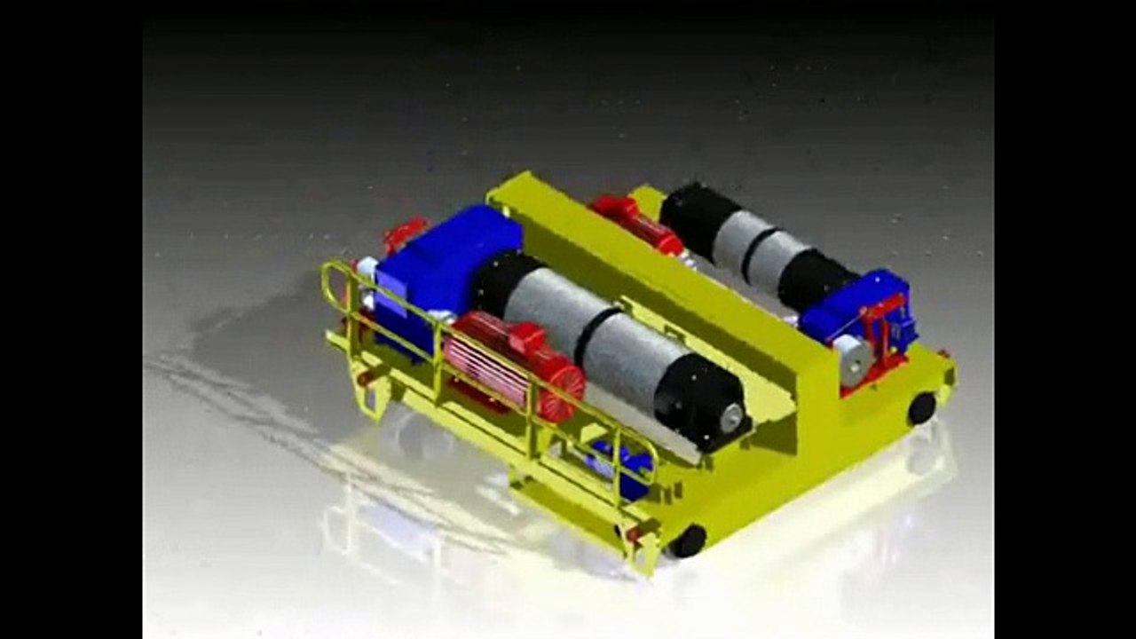 32-10T European type Overhead Crane Assembly and Performance Overview / gantry crane @ http://www.craneus.com