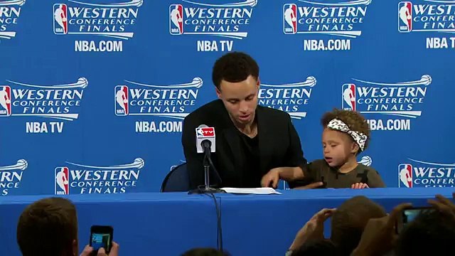 Steph Currys Daughter Riley Steals the Show