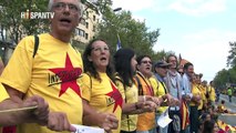 Manifestaciones a favor de la independencia de Cataluña
