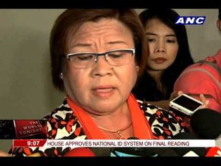 Why De Lima called Duterte annoying