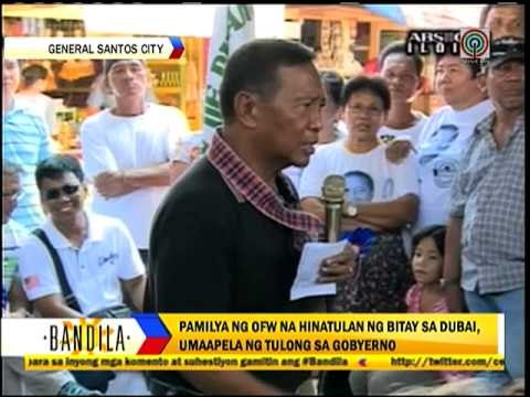 Support pours in for Pinay on death row in Dubai