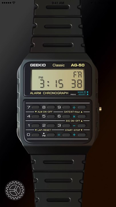 Transformez l'Apple Watch en montre Casio Calculette !!