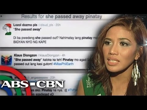 Marc Logan reports: 'She passed away'