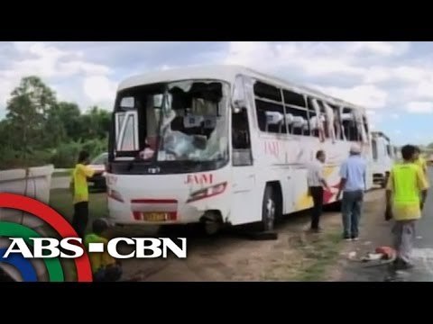 1 dead, 40 injured in bus accident