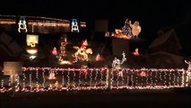 Awesome Holiday Light Show at the Higgins Home in Thousand Oaks, California