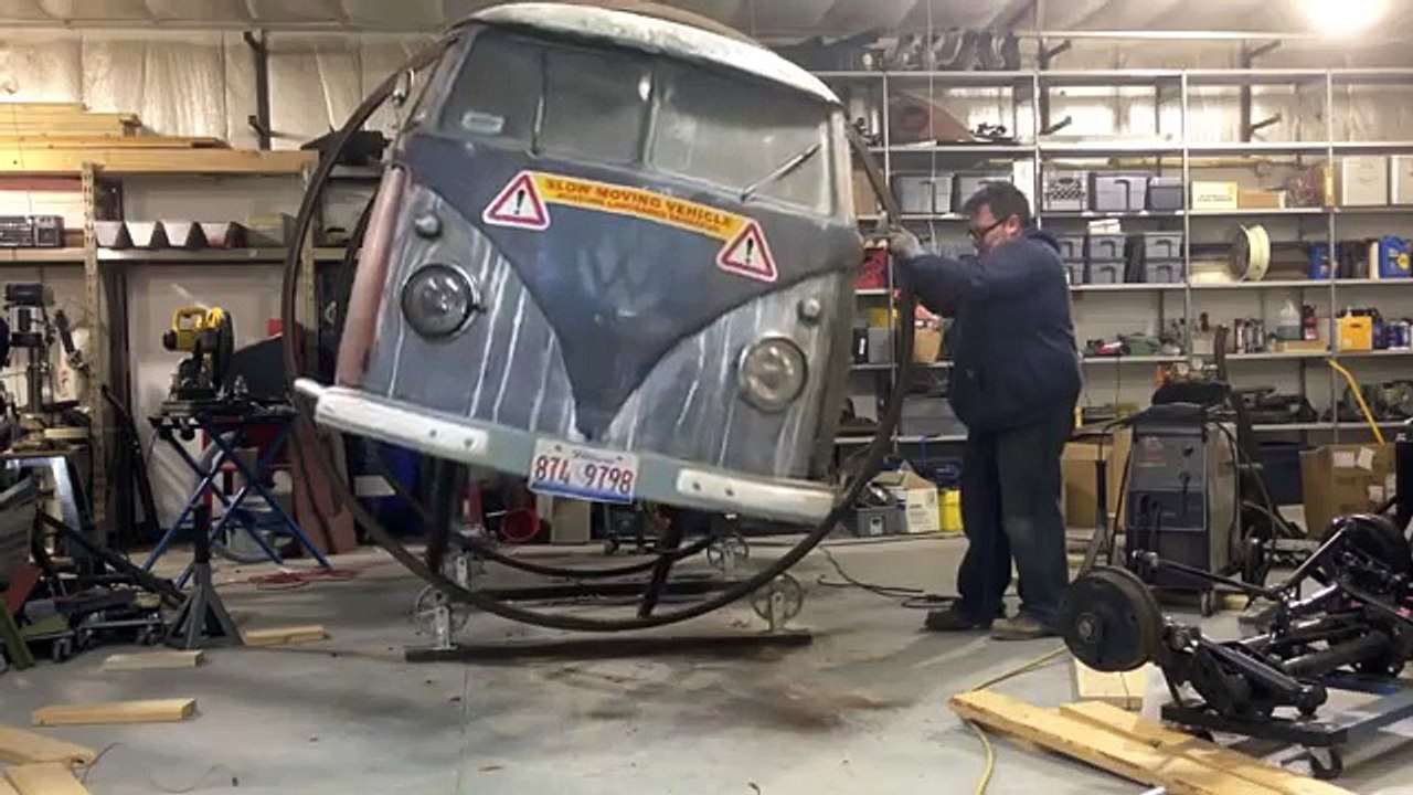 Vw Split Window Bus Rotisserie