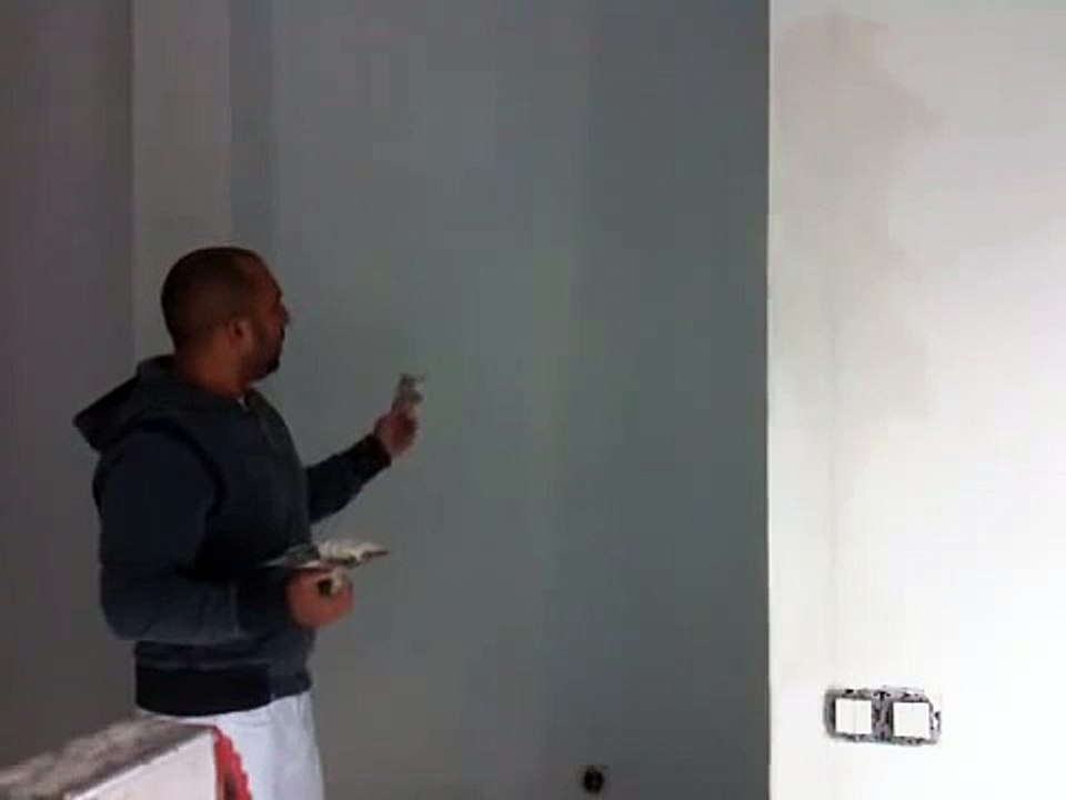Aplicación del estuco