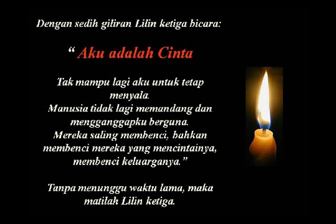 Video Motivasi 4 lilin
