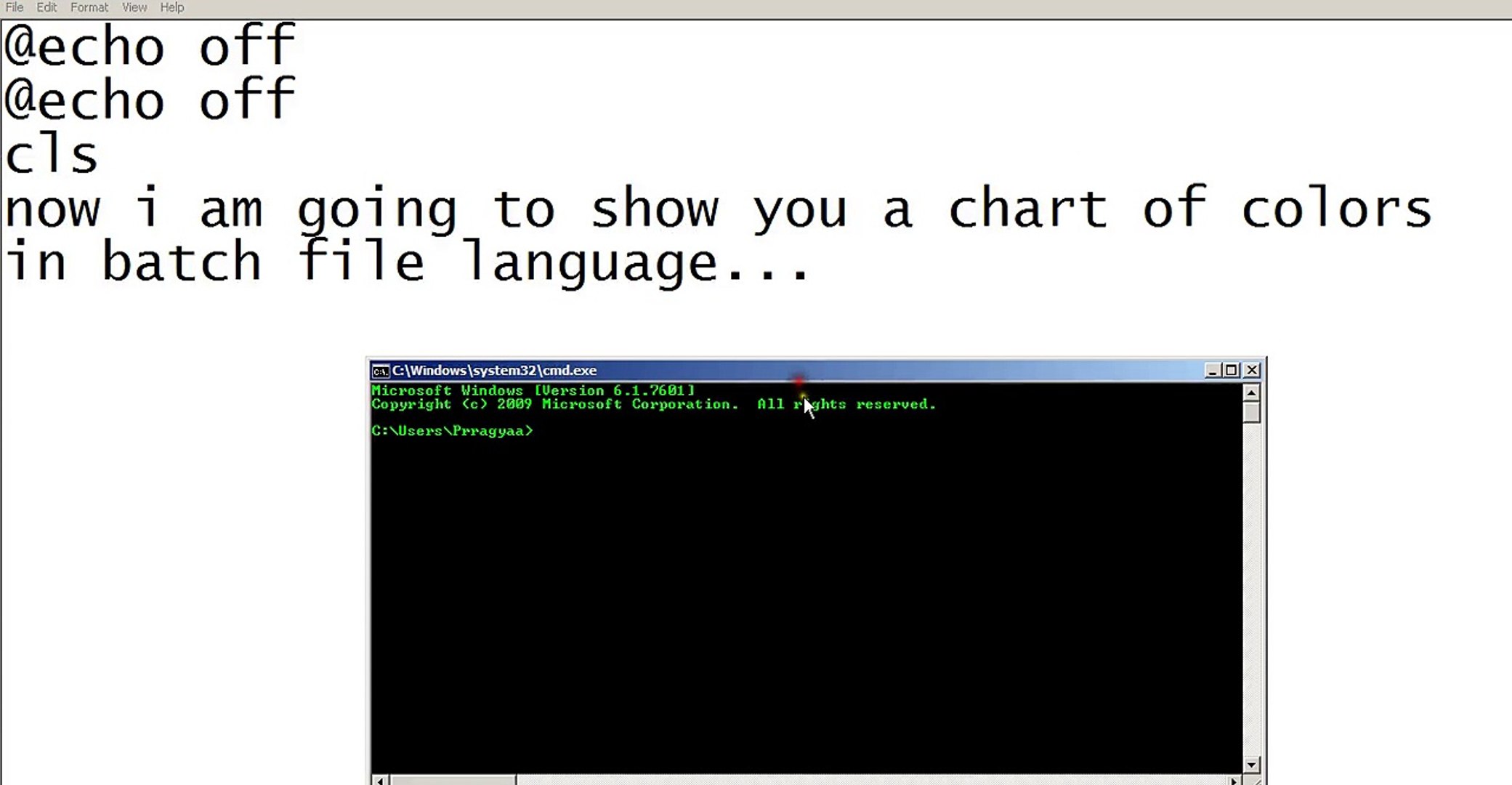 How to make a text-based pokemon game in notepad - video dailymotion