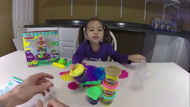 Play Doh Cupcake Tower Sweet Shoppe: How to Make Cupcakes With PlayDoh