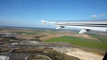 Décollage de Airbus A320 de l'aéroport Paris Charles de Gaulle
