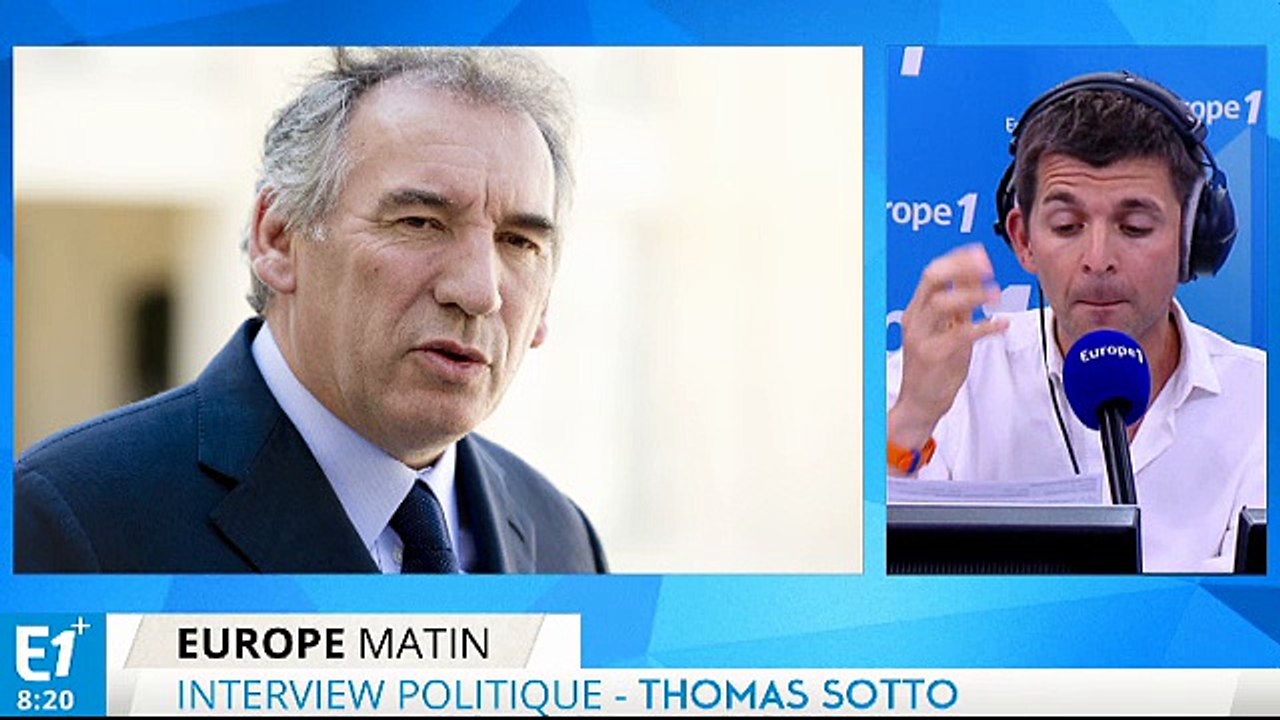 Bayrou : "L'Europe doit mener une réflexion sur elle-même"