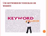 vishnu-bhagat-Use-keywords-in-your-blog-or-website