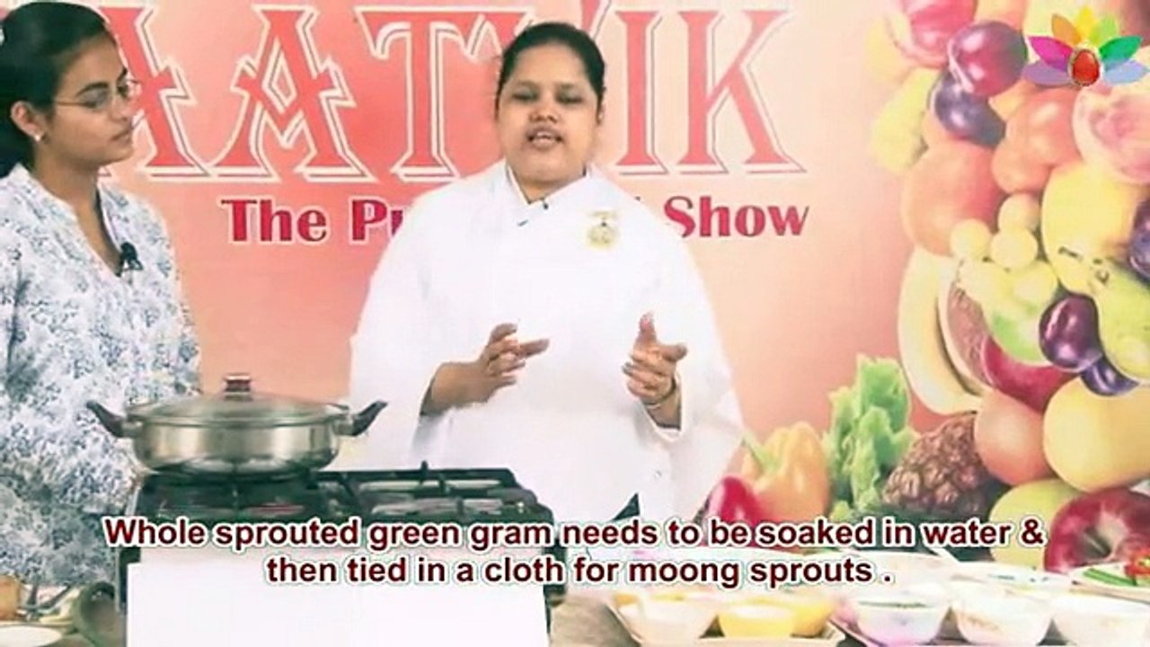 Sprouts(Mong) Dhokla-मूंग ढोकला